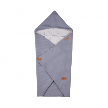 Конверт-одеяло Voksi Baby Wrap — Star Light Grey