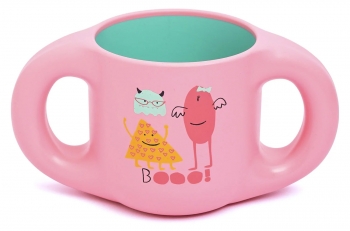 Чашка Suavinex 200мл BOOO от 6мес — розовый