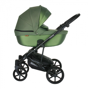 Коляска 2 в 1 PITUSO CONFORT — Олива+Кожа Олива металлик/Plus