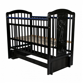 Детская кроватка Pituso Noli Жирафик (маятник универсальный) — Венге