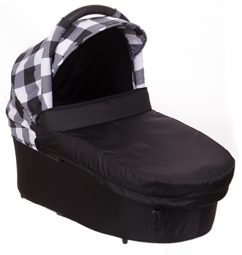 Люлька для двойни Cozy Duo — Black/White Check