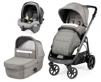 Коляска 3 в 1 Peg Perego Veloce SLK Modular — City Grey