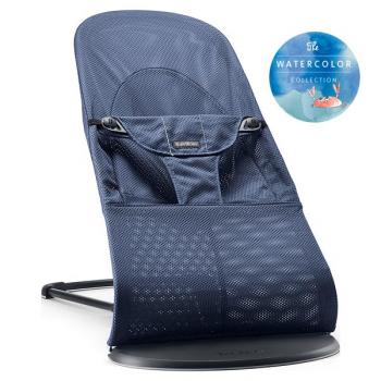 Детский шезлонг BabyBjorn Balance Soft Air — Great blue whale