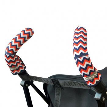 Чехлы Choopie CityGrips на ручки для коляски-трости — 365 chevron tri-color