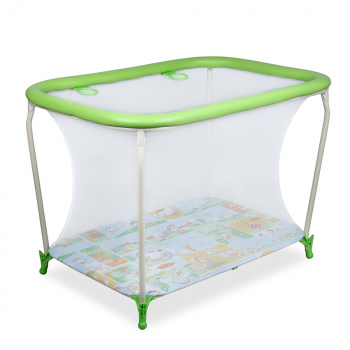 Манеж детский Globex Классик NEW — зеленый арт.110105