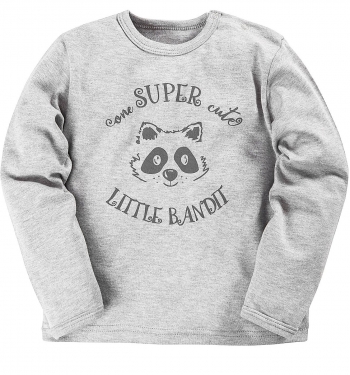 Фуфайка\футболка длин.рукав с плеч.заст. Веселый Малыш 