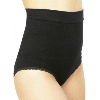 Пояс-трусы бесшовный для женщин ФЭСТ черный — размер (95-120)