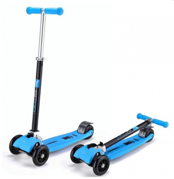 Самокат Y-SCOO MAXI CITY RT Simple Gagarin трансформер — blue