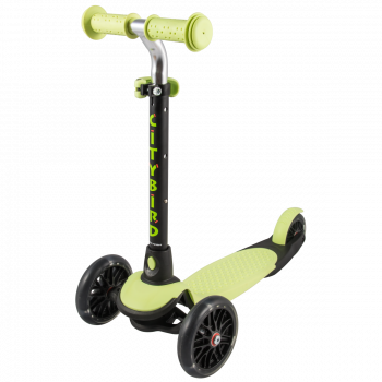 Трехколесный самокат TechTeam City Bird — зеленый-черный