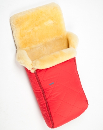 Детский меховой конверт Ramili Verno — Rosso