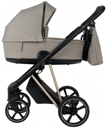 Коляска 2 в 1 Roan Sol Vintage Luxury — Hazel/Champagne/руч.Black