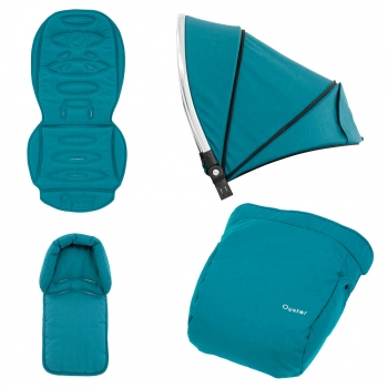 Colour pack для Oyster2/MAX (капюшон, текстиль, накидка на ноги) — Deep Topaz