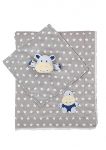 Плед BabyOno Minky (в подарочной упаковке) — Серый