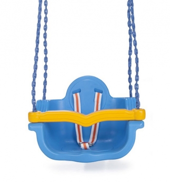 Качели подвесные Pilsan "Джамбо" на цепях в оплетке — синий