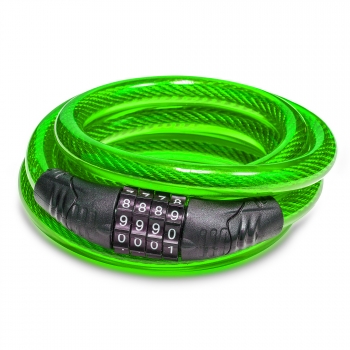 Замок противоугонный кодовый Color — Green