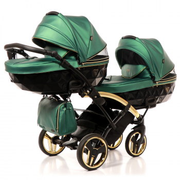 Коляска для двойни 2 в 1 Junama Fluo Line Duo slim — JDFL-02