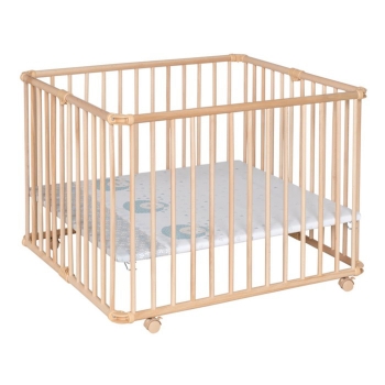Детский манеж-кроватка Geuther Lucilee 90,2 x 97,4 — натуральный 09