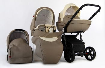 Коляска 3 в 1 Farfello EXC-line — Exc2 бежевый