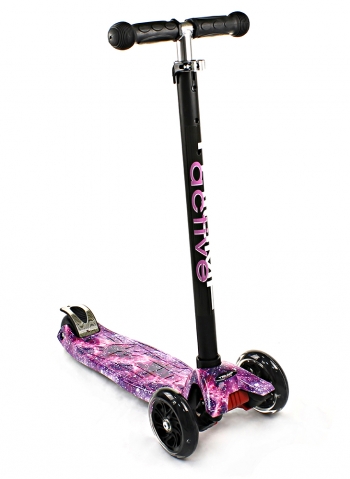 Трехколесный самокат Triumf Active Maxi Flash Print SKL-07LP — фиолетовый