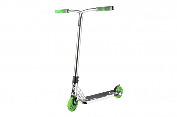 Трюковой самокат HIPE-S20 — хром-зеленый