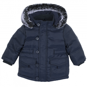 Куртка Chicco для мальчиков, с пуговицами, цвет тёмно-синий — Тёмно-синий, р.92