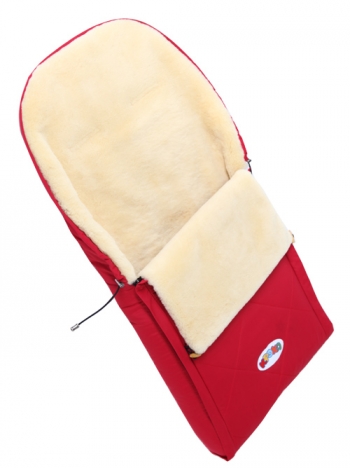 Детский конверт из медицинской овчинки «Кроха» Double — Red XI