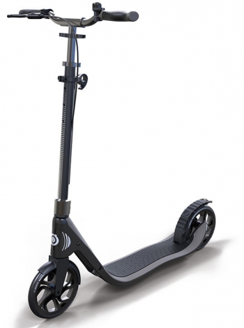 Самокат Globber ONE NL 205 DELUXE — Черно-свинцово-серый