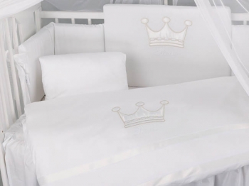 Сменный комплект постельного белья Lepre Royal dream 3 предмета (125*65) — 66 белый