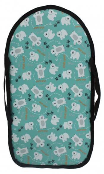 Ледянка Hubster Мишки бирюзовые, овальная  45x85см — во5105