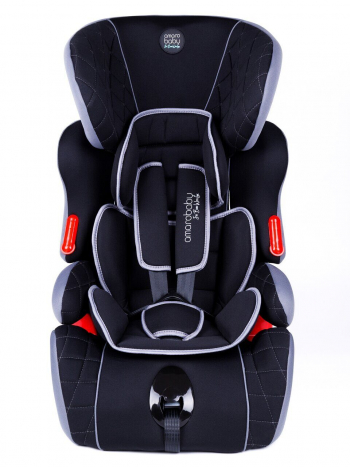 Автокресло Amarobaby Big trip — Чёрный/Серый