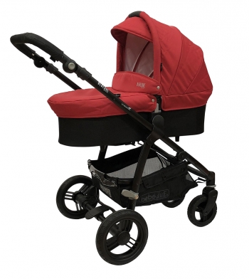 Коляска 2 в 1 Bebe Due Beyond Poly — Красный