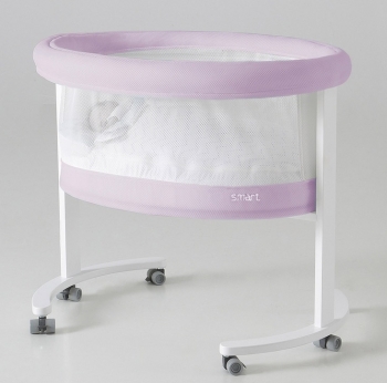 Колыбель Micuna Smart Fresh MO-1456 с LED-подсветкой — Pet Pink/White