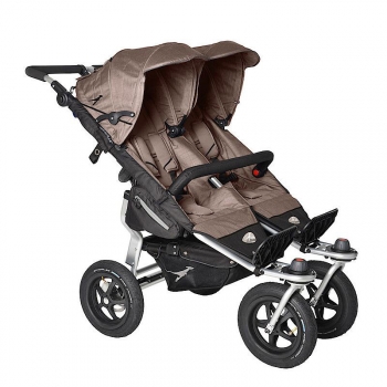 Прогулочная коляска для двойни TFK Twin Adventure — Fossil