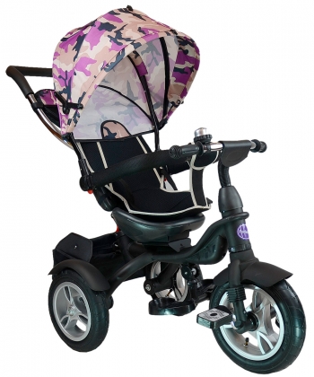 Велосипед детский трехколёсный Farfello TSTX6688-4 — камуфляж фиолетовый