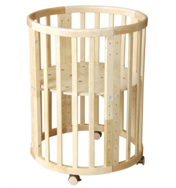 Детская кроватка Polini Simple 910 — Натуральный