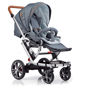 Прогулочная коляска Gesslein F6 Air+  — серый дарк
