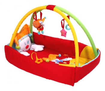 Развивающий коврик BabyOno складной — Клоун