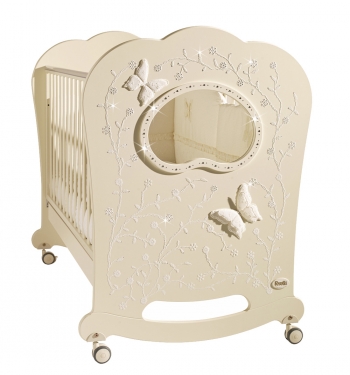 Детская кроватка Feretti OBLO "CHARME" BRILLANTE — Avorio/Ivory