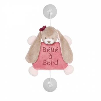 Знак автомобильный Nattou Baby on board Nina, Jade Lili — Кролик 987387