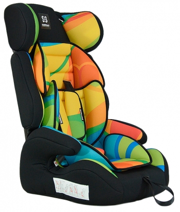 Автокресло Farfello GE-E — радуга (yellow+colorful)