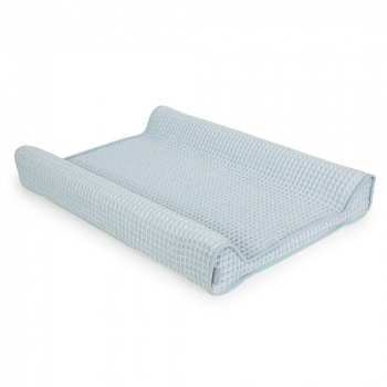 Простынь Ceba Baby 50x70 см на резинке на пеленальный матрасик вафельная  — Mist Blue W-820-303-160
