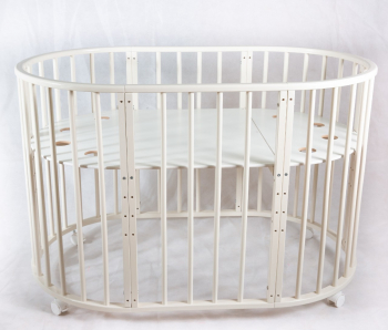 Кроватка-трансформер Farfello 7 в 1 — Слоновая кость