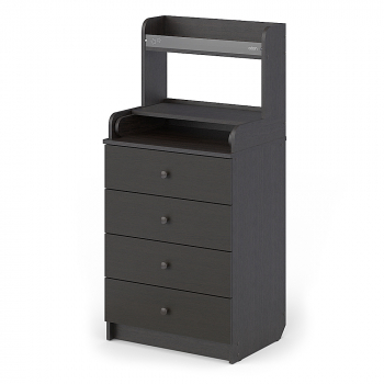 Пеленальный комод Атон Сириус 604 ЛДСП с полкой — Венге