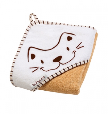 Полотенце BabyOno SMILE (100*100см) — Бежевый