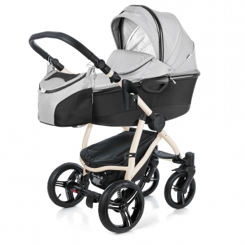 Коляска для новорожденных Esspero Newborn Lux Alu (шасси Beige) — Steel