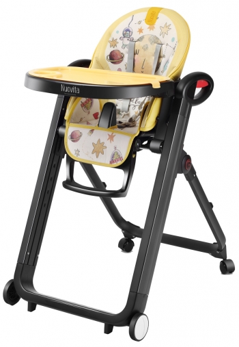 Стульчик для кормления Nuovita Futuro Nero — Cosmo Giallo