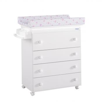 Пеленальный комод Micuna B-970 — White/Pink Bears