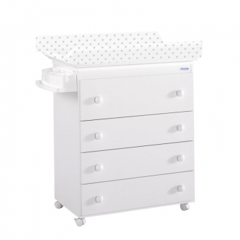 Пеленальный комод Micuna B-947 — White/Grey Stars