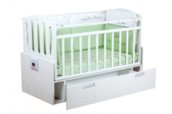 Кровать-качалка Daka Baby Укачай-ка 03 — Белый