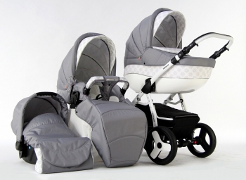 Коляска 3 в 1 Farfello Care-Line — CL2 серый